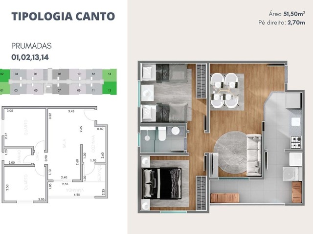 #LC295 - Apartamento para Venda em São José dos Campos - SP - 2